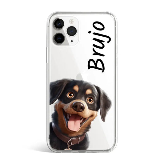 Capa transparente para cachorro de estimação personalizada