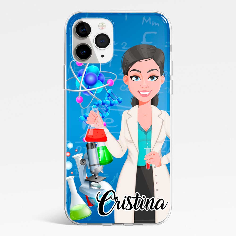 Funda Personalizada Profesiones Profesor/a - Hashtag Movil