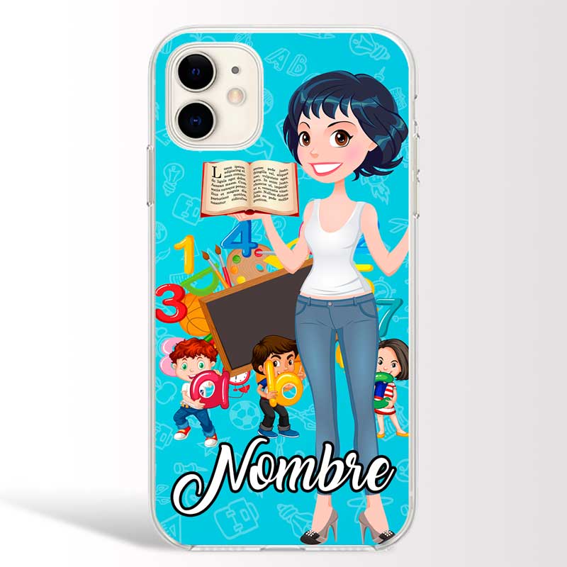 Funda Personalizada Profesiones Profesor/a - Hashtag Movil