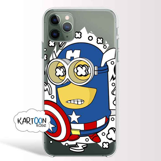 Funda Minions Capitan America Pop Culture